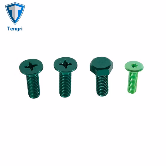 Fixations en aluminium anodisé 7075 Rivet creux Vis à tête cylindrique à six pans creux Boulons hexagonaux Écrou hexagonal Rondelles plates Vis à oreilles Boulon Allen pour l'industrie chimique en stock